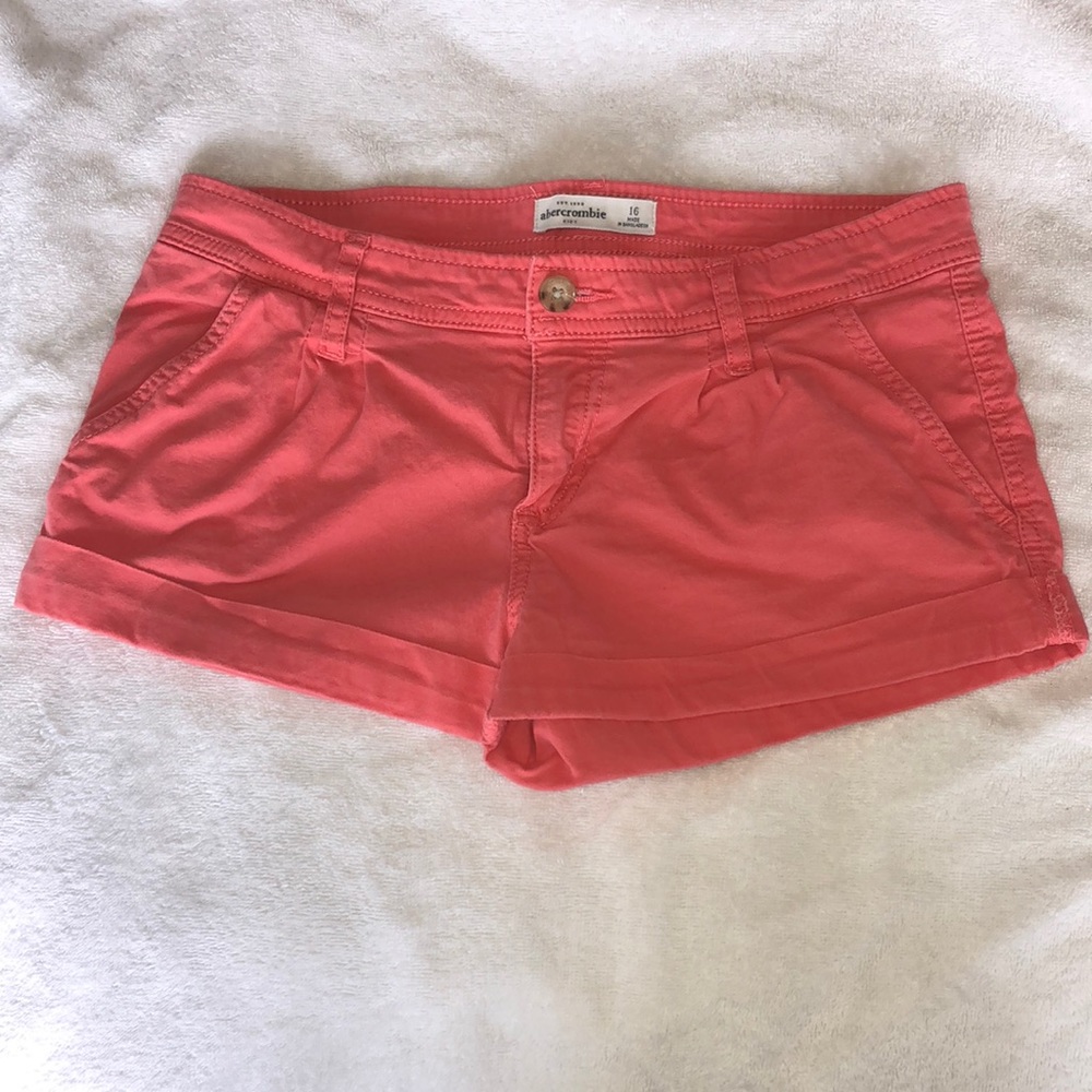 Abercrombie Kids Coral Shorts